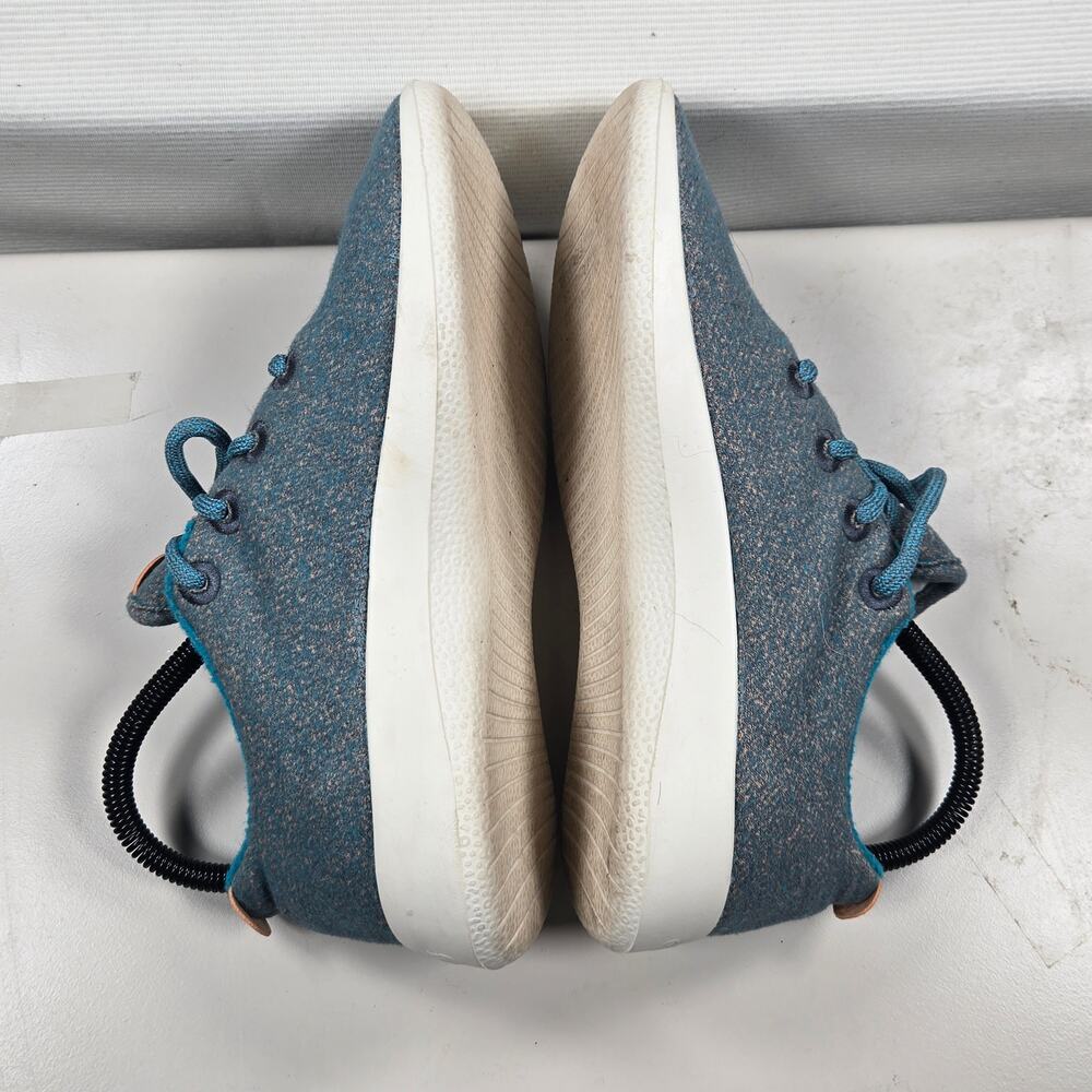 Allbirds Wool Low Top Runner Lace Up Blue Shoes Women's Size 8‎ - Picture 6 of 9